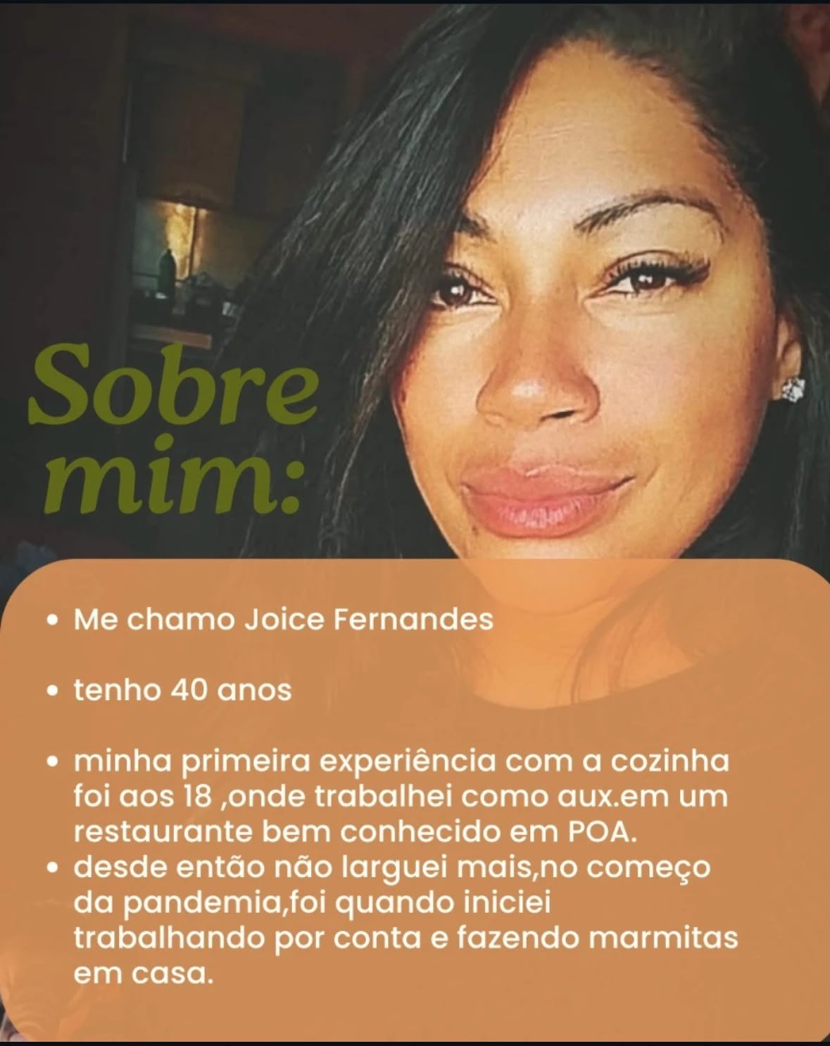 Foto da Joice
